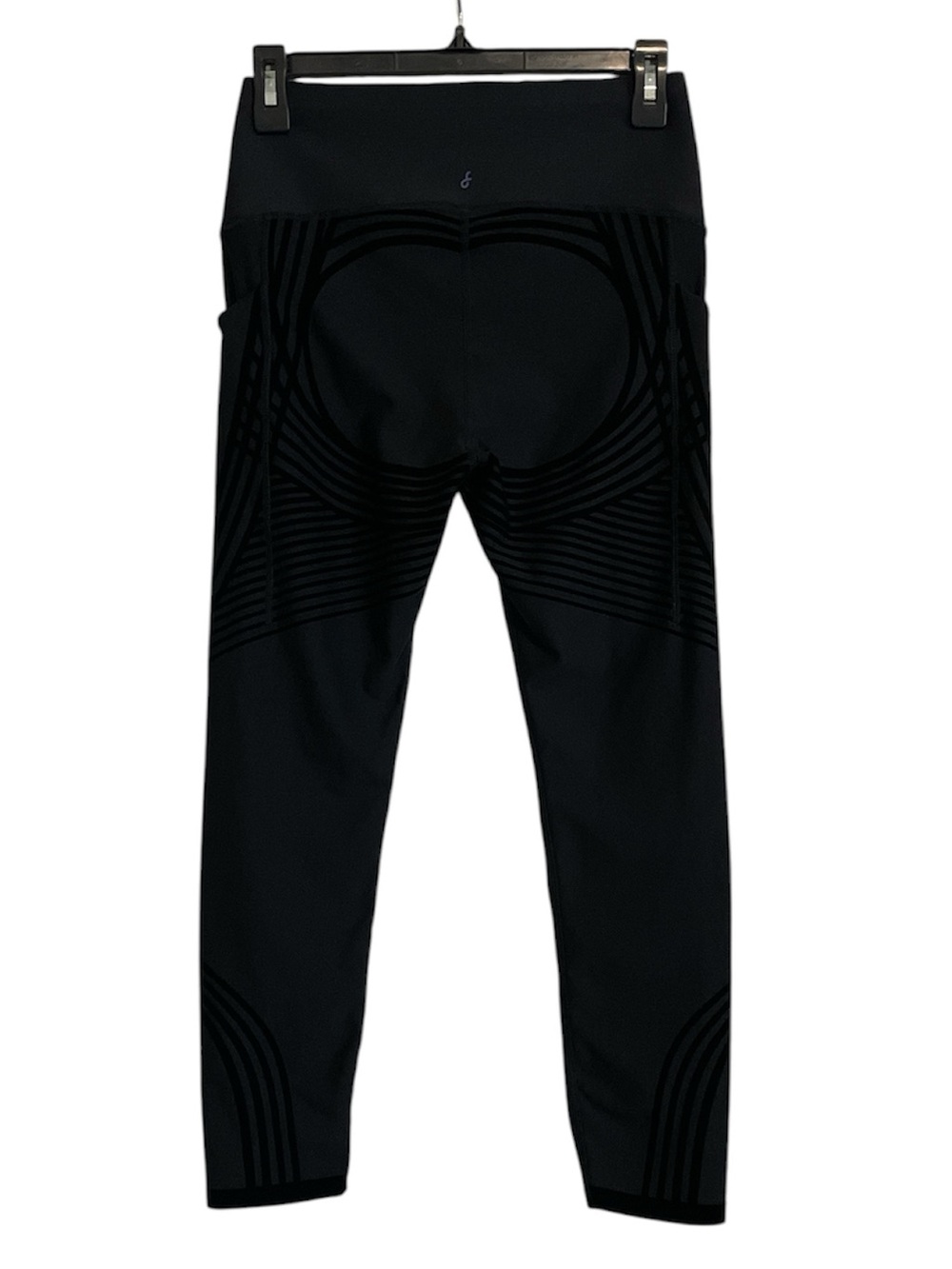 Fanka Body Sculpt Side Pocket 7/8 Leggings Black Fits Women’s Size Medium - Picture 3 of 5